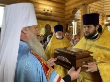 Передача ковчега с мощами Киево-Печерских отцов в строящийся храм Победы 14 июня 2026 г. Передача ковчега с мощами Киево-Печерских отцов в строящийся храм Победы 14 июня 2026 г.